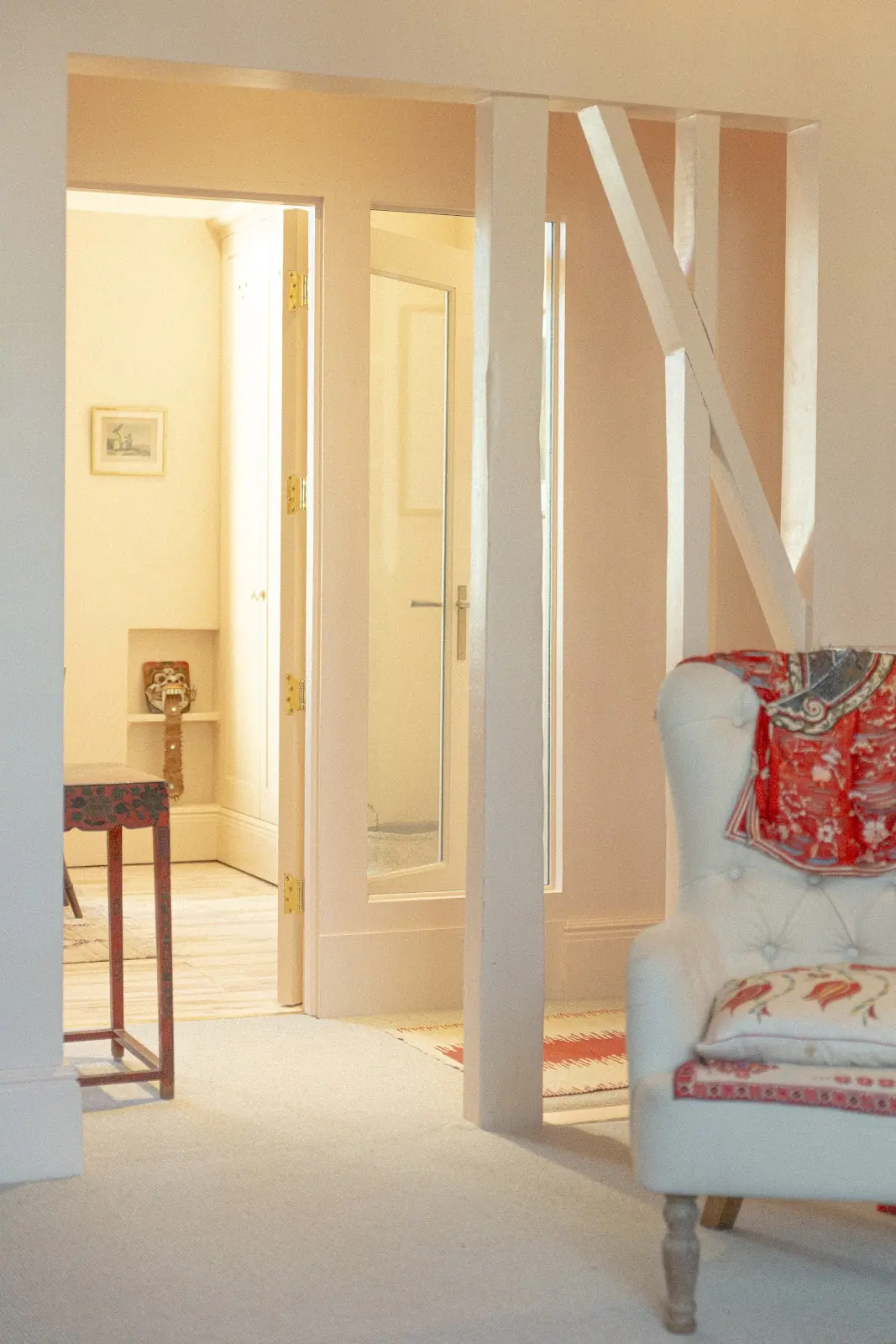 Hallway lighting in a full home electrical refurbishment
