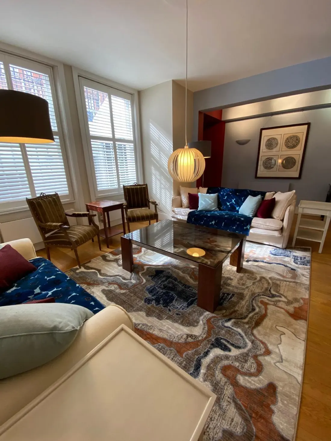 Palace Court, W2 4HZ — living room pendants, kitchen downlights, wall lights and sockets